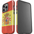 Spain Flag Distressed iPhone 15 Pro Impact Case